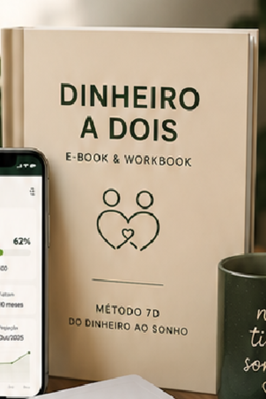 Capa do ebook e workbook Dinheiro a Dois